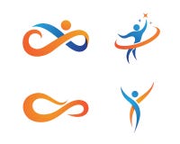 La vie de santé et logo d'amusement illustration de vecteur La vie de santé et logo d'amusement illustration de vecteur