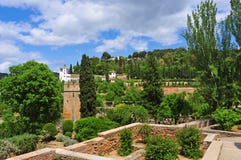 la Испания alhambra granada Стоковое Изображение