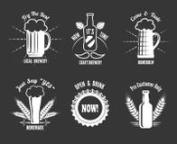 Labels de métier de bière illustration de vecteur Labels de métier de bière illustration de vecteur