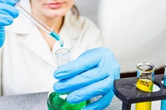 Laboratory assistant chemical analysis. Chemical laboratory. royalty free stock photos Laboratory assistant chemical analysis. Chemical laboratory. royalty free stock photos