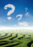 Labyrinth Of Questions Stock Image Labyrinth Of Questions Stock Image