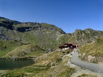 Lac Balea en Roumanie photographie stock Lac Balea en Roumanie photographie stock