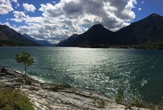 Lac park national de Waterton images stock Lac park national de Waterton images stock