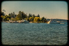 Lac Washington Marina Images stock Lac Washington Marina Images stock