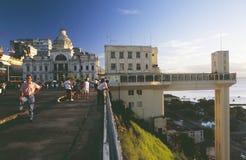 The Lacerda elevador at the opera at the Unesco World heritage Pelourinho in Salvador de Bahia stock image The Lacerda elevador at the opera at the Unesco World heritage Pelourinho in Salvador de Bahia stock image
