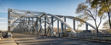 Lachapelle Bridge From Laval Quebec Stock Photography