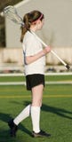 Lacrosse delle ragazze della High School fotografia stock libera da diritti Lacrosse delle ragazze della High School fotografia stock libera da diritti