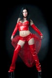 Lady In Red Stock Photography Lady In Red Stock Photography