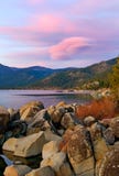 Lake At Sunset Royalty Free Stock Photo