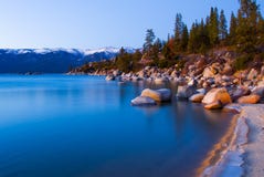 Lake At Sunset Royalty Free Stock Images