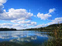 Lake with clothes l royalty free stock images Lake with clothes l royalty free stock images