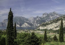 Lake Garda View Royalty Free Stock Photography Lake Garda View Royalty Free Stock Photography