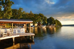 Lake House Royalty Free Stock Photography Lake House Royalty Free Stock Photography