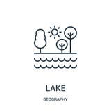 lake icon vector from geography collection. Thin line lake outline icon vector illustration vector illustration lake icon vector from geography collection. Thin line lake outline icon vector illustration vector illustration