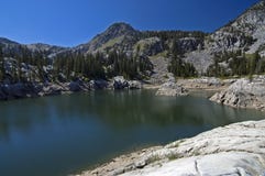 Lake In Wasatch Mountains Royalty Free Stock Photo
