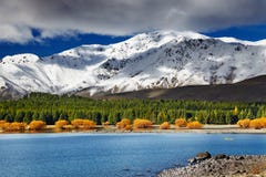 Lake Tekapo, New Zealand stock photography Lake Tekapo, New Zealand stock photography