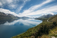 Lake Wakatipu, New Zealand royalty free stock image Lake Wakatipu, New Zealand royalty free stock image