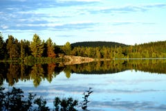 Lakesidesikt i aftonen arkivbilder Lakesidesikt i aftonen arkivbilder