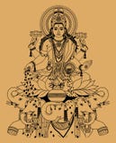 Lakshmi Royalty Free Stock Image Lakshmi Royalty Free Stock Image