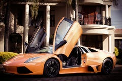 Lamborghini на Mantion стоковое фото Lamborghini на Mantion стоковое фото
