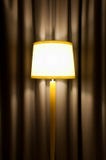 Lamp Against Curtain Royalty Free Stock Photo