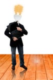 Lamp businessman stock images Lamp businessman stock images