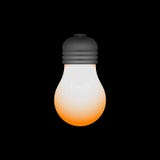 Lamp in the dark vector illustration Lamp in the dark vector illustration