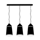 Lampenleuchter für Decke drei lizenzfreie abbildung Lampenleuchter für Decke drei lizenzfreie abbildung