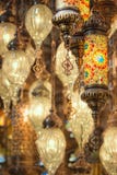 Lampes de tabouret de mosaïque de bazar grand images libres de droits Lampes de tabouret de mosaïque de bazar grand images libres de droits