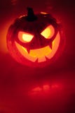 Lampionu dyniowy pomarańczowy światło, Halloweenowy tło fotografia royalty free Lampionu dyniowy pomarańczowy światło, Halloweenowy tło fotografia royalty free