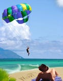 Landing On Wow ! Tropical Sea Vacation . Stock Images