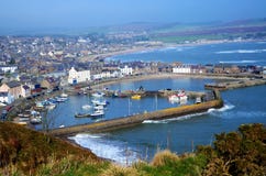 Landmarks Of Scotland - Stonehaven Harbour Stock Images