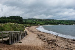 Landscape around Cushendun village and harbour, Northern Ireland royalty free stock images Landscape around Cushendun village and harbour, Northern Ireland royalty free stock images