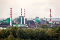 The landscape of a huge industrial city royalty free stock image The landscape of a huge industrial city royalty free stock image