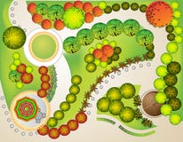 Landscape Plan Royalty Free Stock Photography Landscape Plan Royalty Free Stock Photography