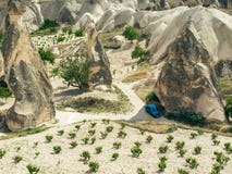 Landscapes of Cappadocia, Central Turkey stock image Landscapes of Cappadocia, Central Turkey stock image