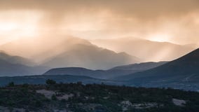 Andean landscapes in Peru stock image Andean landscapes in Peru stock image