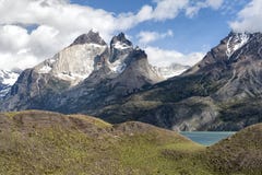 Landschaftsansicht in chilenischen Patagonia Stockbild Landschaftsansicht in chilenischen Patagonia Stockbild