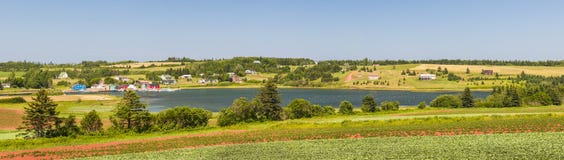 Landschaftspanorama von Prinzen Edward Island Canada stockfotografie Landschaftspanorama von Prinzen Edward Island Canada stockfotografie