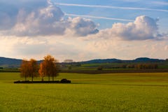 Landschap op de Gebieden van Vlaanderen, België Stock Afbeelding Landschap op de Gebieden van Vlaanderen, België Stock Afbeelding