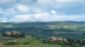 Landskap av Tuscany: Kullarna av Chiantis?der av Florence fotografering för bildbyråer Landskap av Tuscany: Kullarna av Chiantis?der av Florence fotografering för bildbyråer