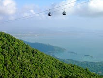 Langkawi Hill Cable Car, Malaysia Royalty Free Stock Images Langkawi Hill Cable Car, Malaysia Royalty Free Stock Images