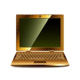Lap-top Steampunk που απομονώνεται στο άσπρο διάνυσμα Στοκ Φωτογραφία Lap-top Steampunk που απομονώνεται στο άσπρο διάνυσμα Στοκ Φωτογραφία