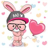 Lapin mignon de dessin animé illustration stock Lapin mignon de dessin animé illustration stock