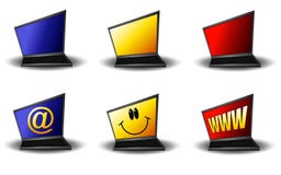 laptop abstrakcyjne kreskówka komputerów ilustracji laptop abstrakcyjne kreskówka komputerów ilustracji