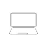 Laptop icon. Element of cyber security for mobile concept and web apps icon. Thin line icon for website design and development, stock illustration Laptop icon. Element of cyber security for mobile concept and web apps icon. Thin line icon for website design and development, stock illustration