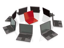 Laptops - Rot und Grau Laptops - Rot und Grau