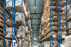 Large Logistics hangar warehouse with lots shelves or racks with pallets of goods stock photos Large Logistics hangar warehouse with lots shelves or racks with pallets of goods stock photos