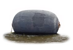 Large rubber buoy. stock photography Large rubber buoy. stock photography