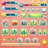 A large set of progress bars, buttons, boosters, icons for user